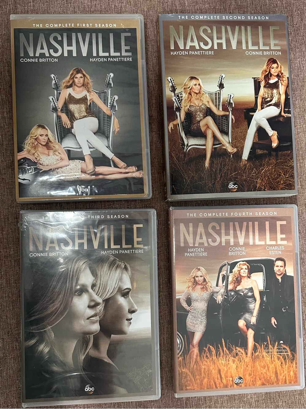 Nashville: The Complete Seasons DVD Box Set - Gold and Brown Covers